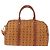 MCM Vicetos Porte-documents en cuir marron - vue 2