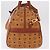 MCM Vicetos Porte-documents en cuir marron - vue 3