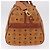 MCM Vicetos Porte-documents en cuir marron - vue 4