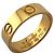 Anello Cartier Love in oro giallo 18K