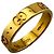 Anello Gucci Icon Band in oro giallo 18K