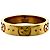 Anello Gucci Icon Band in oro giallo 18K - vista 2
