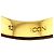 Anello Gucci Icon Band in oro giallo 18K - vista 4