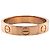 Anello Cartier Mini Love in oro rosa 18K - vista 4