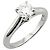Cartier Solitärring aus Platin und Diamant