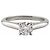 Cartier Solitärring aus Platin und Diamant - Ansicht 2