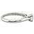 Cartier Solitärring aus Platin und Diamant - Ansicht 5