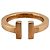Autre Marque Anello Tiffany & Co. T Square in oro rosa 18K - vista 2