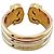 Anello Cartier 2C in oro giallo bianco e rosa - vista 4