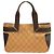 Borsa Gucci in pelle e canvas GG