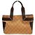 Borsa Gucci in pelle e canvas GG - vista 2