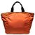 Borsa a mano Prada in nylon arancione - vista 2