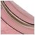 Borsa a tracolla Gucci in pelle GG rosa - vista 7