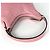 Borsa a tracolla Gucci in pelle GG rosa - vista 8