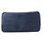Borsa a mano Prada in denim e pelle nero blu - vista 3