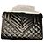 Autre Marque Saint Laurent Envelope Medium Tasche - schwarzes gestepptes Leder