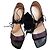 Sandali Chanel in vernice e pitone viola