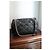 Tory Burch Borsa a tracolla trapuntata in pelle nera - vista 3