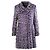 Conjunto de abrigo y vestido de jacquard adornado Versace Otoño/Invierno 2008/09