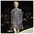 Conjunto de abrigo y vestido de jacquard adornado Versace Otoño/Invierno 2008/09 - vista 2