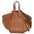 Borsa a mano in pelle LOEWE Hammock Small Marrone