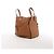 Borsa a mano in pelle LOEWE Hammock Small Marrone - vista 4
