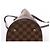 Louis Vuitton Malle Damier Ebene Shoulder Bag in Brown N42240 - vista 8