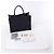 Borsa a tracolla Christian Dior Book Tote Cannage Canvas in blu navy - vista 13