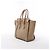 Céline Borsa a mano Celine Luggage Micro in pelle Beige - vista 3