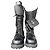 Autre Marque Stivali Brandit Phantom in pelle nera a 14 occhielli