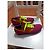 Sneakers Dolce & Gabbana in camoscio fucsia e arancione - vista 2