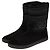 Chanel Botas de invierno de ante negro
