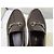 Mocassini Gucci Rain Horsebit in gomma marrone - vista 10