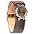 Reloj Louis Vuitton Tambour Damier Ebene Cuero Marrón