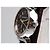 Reloj Louis Vuitton Tambour Damier Ebene Cuero Marrón - vista 7