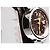 Reloj Louis Vuitton Tambour Damier Ebene Cuero Marrón - vista 8