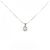 Autre Marque Platin-Diamant-Halskette PT1000 PT850