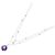 Autre Marque Au750 Amethyst Diamant Collier - Ansicht 2