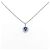 Autre Marque Collana Pt900 Pt850 Zaffiro Diamante