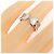 Cartier C2 750 Weißgold Diamantring Größe 9 - Ansicht 5