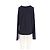 Rag & Bone Navy Blauer Wolle Cropped Pullover Gerade - Ansicht 2