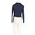 Autre Marque Top aderente a maniche lunghe blu navy RAGDOLL - vista 2