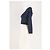 Autre Marque Top aderente a maniche lunghe blu navy RAGDOLL - vista 3