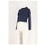 Autre Marque Top aderente a maniche lunghe blu navy RAGDOLL - vista 4