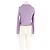 Autre Marque FROM FUTURE Lila Wollpullover mit Langarm - Ansicht 2