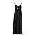 Autre Marque MORÉ NOIR Maxikleid Schwarz Viscose