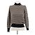 Max Mara Gestreifter Pullover in Beige und Schwarz