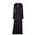 Vestido maxi negro Mango de manga larga - vista 2