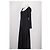 Vestido maxi negro Mango de manga larga - vista 4