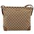 GUCCI GG Canvas Shoulder Bag Beige Silver 308930 - vista 2